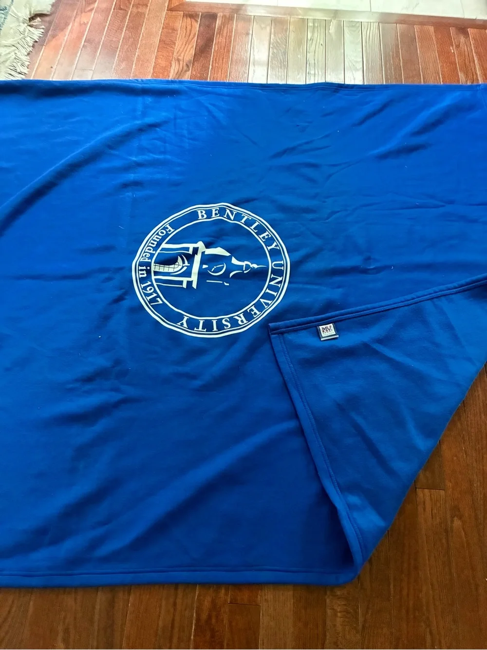 Bentley University Blue Large Blanket
